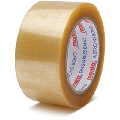 Packaging adhesive tape - MONTA 342 - monta Klebebandwerk GmbH - polypropylene / rubber / transparent