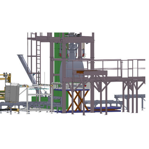 Automatic big-bag filling station - VOLLENDA-WERK GmbH - powder