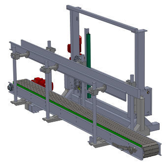 Belt conveyor - VOLLENDA-WERK GmbH - slat / horizontal / electric drive