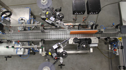 Automatic labelling machine - VOLLENDA-WERK GmbH - for bottles / side / double-sided