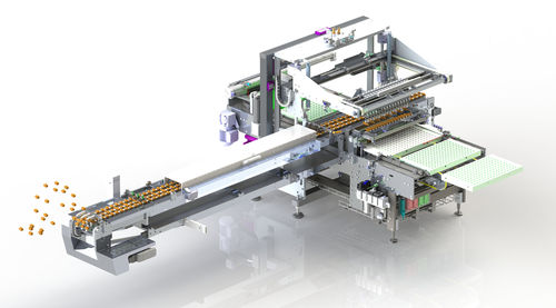 Linear feeder - LEKO-PKB - Stampac GmbH - in-line / packaging machine / for food