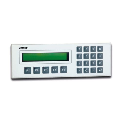 HMI with keyboard - LCD 34  - Jetter AG - panel-mount / LCD / LED backlight