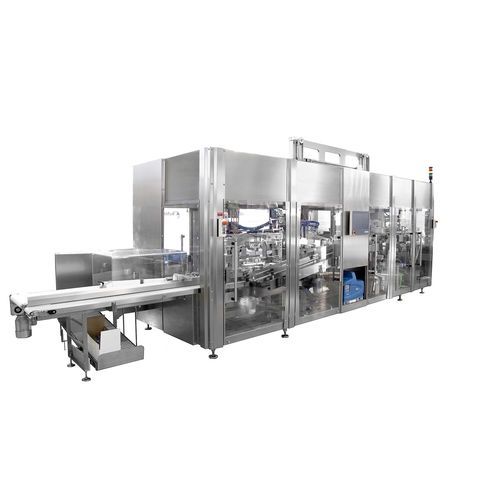 Automatic case packer - SERVOKART C100 - Buhmann Systeme GmbH - for the food industry / carton / flexible