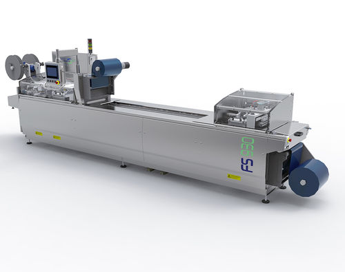 Plastic film thermoformer - FS930 - Mecapack - for food packaging / for pharmaceuticals packaging / for medical packaging