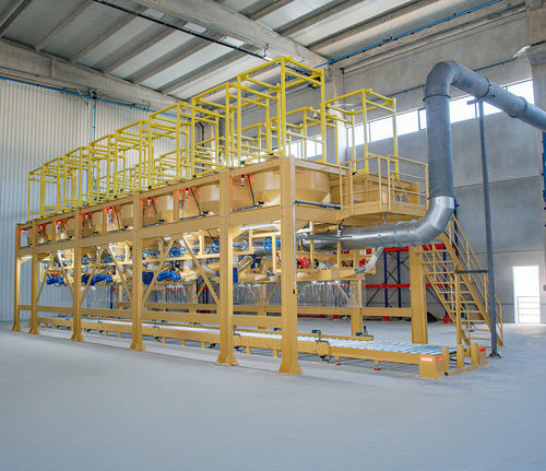 Powder dispensing system - DÜZLEM METAL SANAYI VE TICARET LTD STI - pneumatic / with mixer / continuous