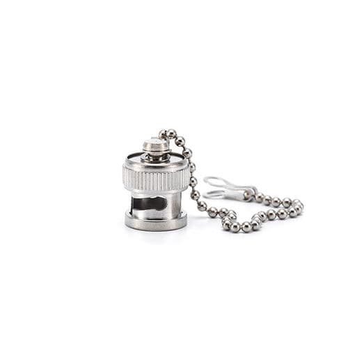 Press-fit cap - BNC-FCM - Danyang Teruilai Electronics Co., Ltd. - cylindrical / stainless steel / aluminum