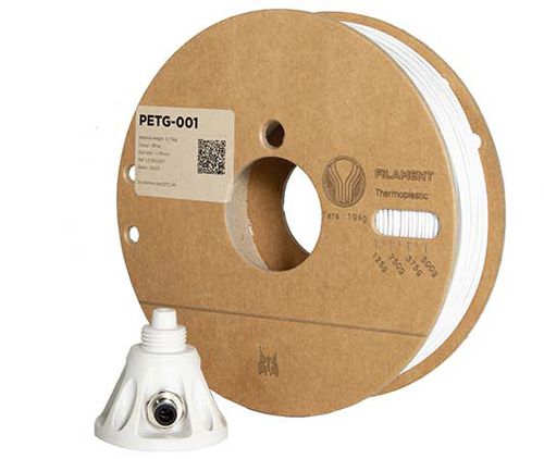 3D printer PETG filament - PETG-001 - Lynxter - white / waterproof