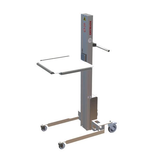 Pneumatic lifter - Impox 70L KP3-ix - HOVMAND - platform / stainless steel / mobile