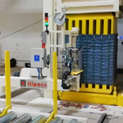 Automatic strapping machine - ITIPACK S.r.l. - for bales / for polyester straps / for the packaging industry