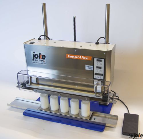 Tube impulse sealer - Fermant 4-2M-T Flexi - joke mechanix GmbH - foot-operated / horizontal / sachet
