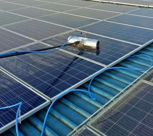 Cleaning brush - C series - SolarCleano SARL - cylindrical / nylon / for solar panels
