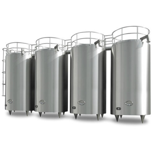 Milk tank - E.T.A. S.r.l. - stainless steel / cylindrical / storage