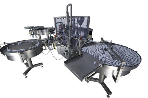 Automatic filling machine - AL31 Ti - Gustav Obermeyer GmbH u Co KG - for jars / turntable / servo-driven