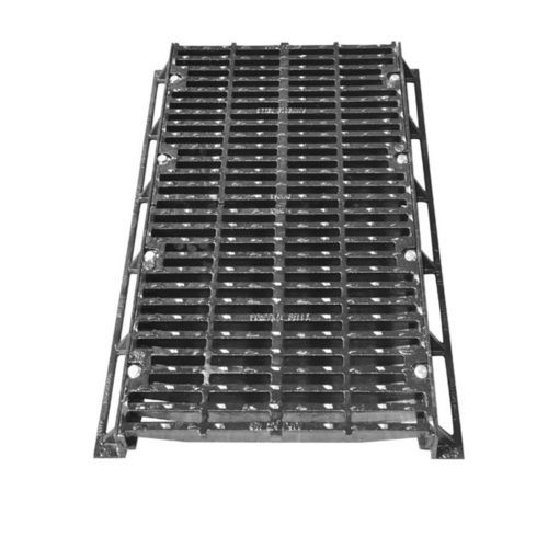 Metal grating - CHAD D400 - Fonderie Belli SPA - for drainage / for channels / for parking lots
