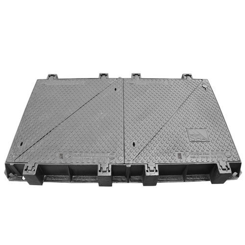rectangular inspection manhole cover - Fonderie Belli SPA