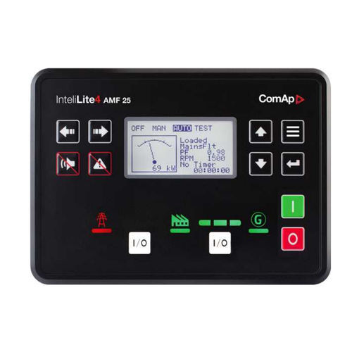 AMF genset controller - InteliLite 4 25 - ComAp - multiple / digital / hydro powerplant