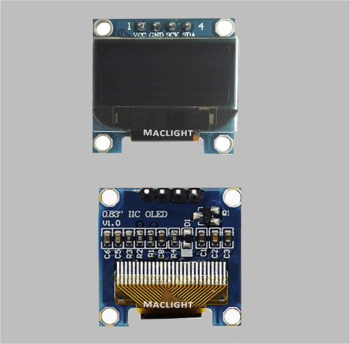 0.83" display module - MLD083-9639D - Maclight Display Co., Limited - OLED / monochrome / 39 x 96