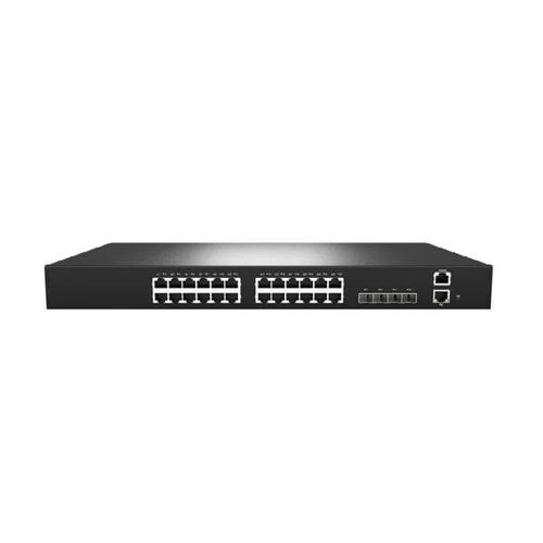 Managed ethernet switch - S5600-28TS - JWIPC TECHNOLOGY CO., LTD. - 24 ports / gigabit Ethernet / layer 3