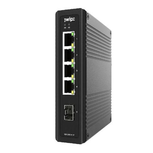 Unmanaged ethernet switch - ISF105TF-P - JWIPC TECHNOLOGY CO., LTD. - 5 ports / DIN rail / standard