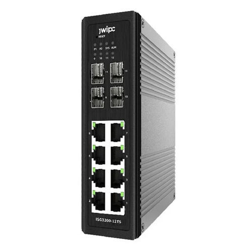 Managed ethernet switch - ISG3200-12TS - JWIPC TECHNOLOGY CO., LTD. - 12 ports / DIN rail / standard