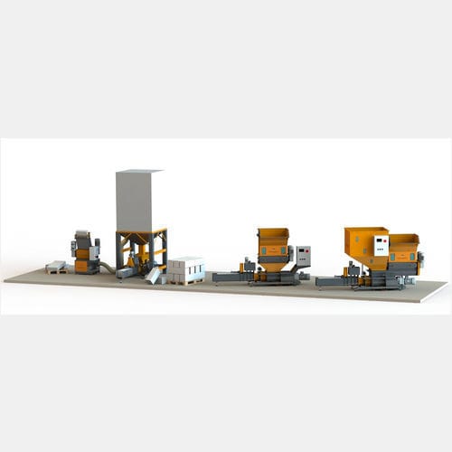Polystyrene compactor - Saggittarius - Cosmecal srl - for plastics / stationary / screw