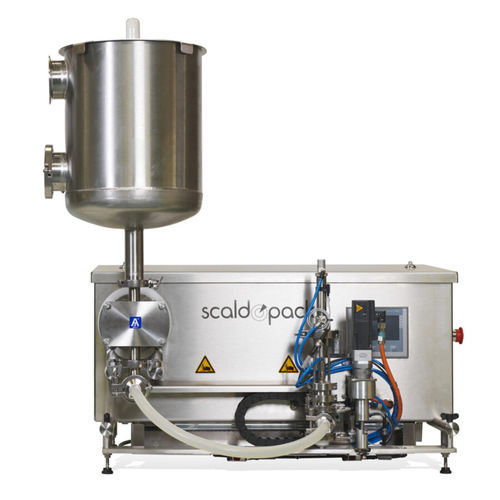 Semi-automatic filling and capping machine - Smartfiller - Scaldopack NV - for food products / industrial