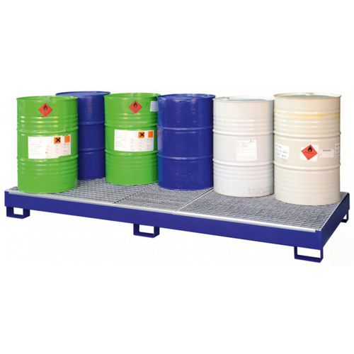 Multi-use containment bund - Eurial - 10-drum / for liquid products / steel