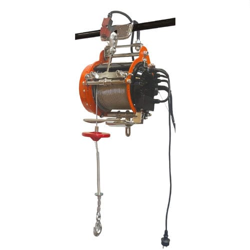 Electric winch - LES-M series - STOCKMAN - wire rope / 380 V / single-phase
