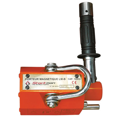 Manually switched permanent lifting magnet - LM-B series - STOCKMAN - compact / rectangular