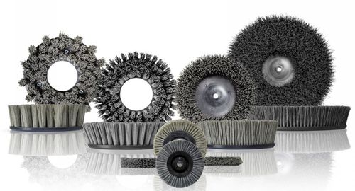 Disc brush - CEPIWHEEL - Cepicat - finishing / surface treatment / aluminum