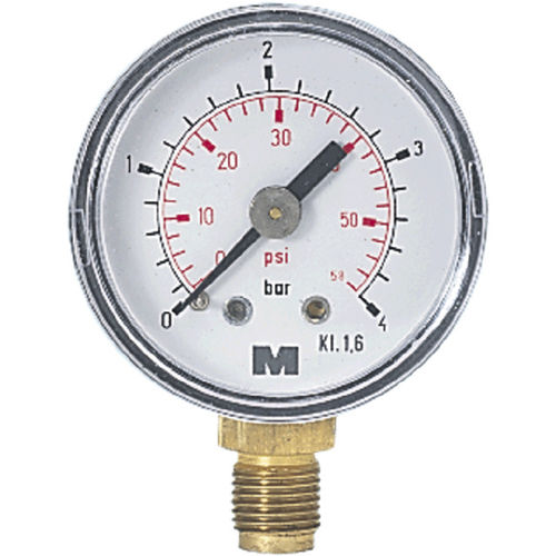 Dial pressure gauge - 221996 - Mader - threaded / G 1/8 / brass