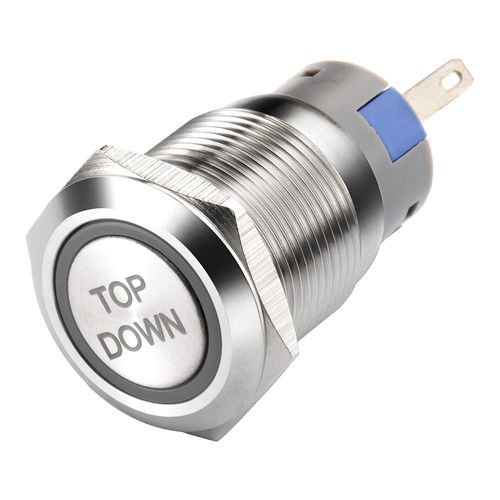 Vandal-proof push-button switch - L19A Series - YUEQING DANPU ELECTRIC ( LANGIR ) CO.,LTD. - waterproof / dust-proof / moisture-resistant