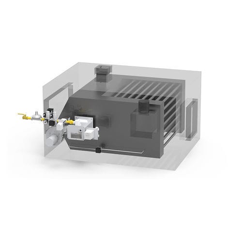 Gas air heater unit - Linofire-WB  - Shanghai DYD Industrial Equipment Co., Ltd. - hot air / duct / industrial