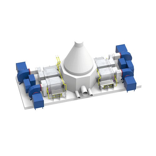 Gas air heater unit - Shanghai DYD Industrial Equipment Co., Ltd. - hot air / duct