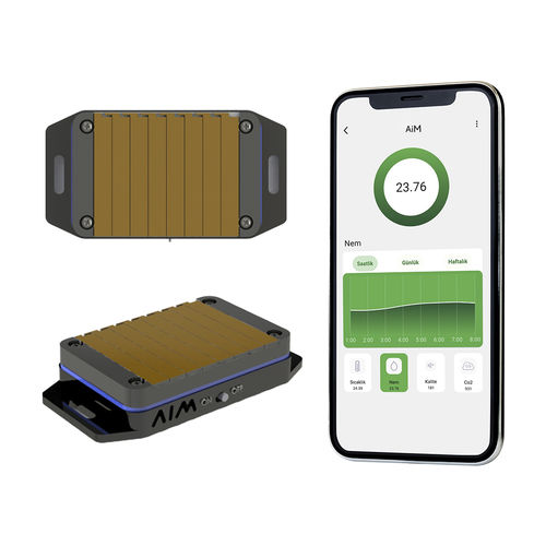 Indoor air quality monitor - AiM  - ESCOM ENHANCED SOLUTIONS WIRELESS & BATTERY-free s - CO2 / relative humidity / temperature