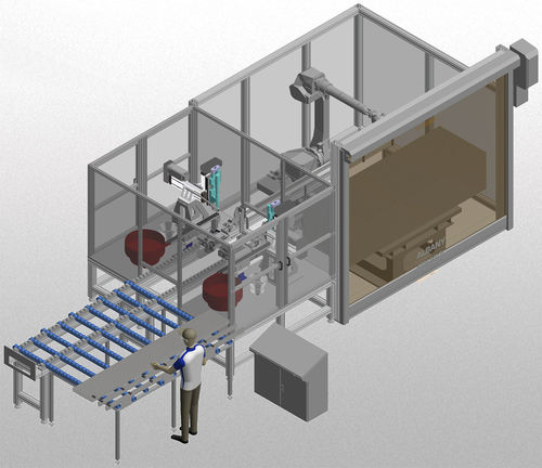Automatic assembly machine - 1011 - Walter Winter Verbindungstechnik GmbH & Co.KG - for fence post