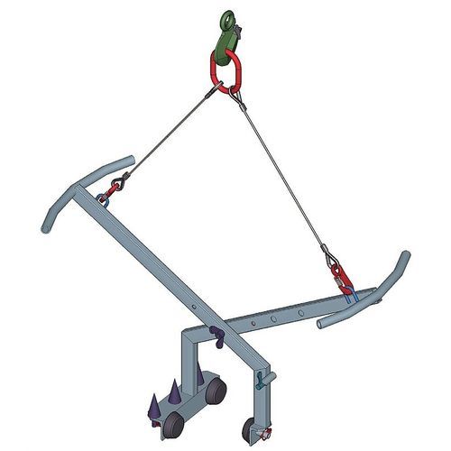 Stone lifting clamp 382 040 WIMAG GmbH vertical / manual