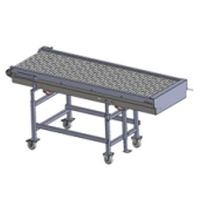 Roller conveyor - Schmatec GmbH - hinged / height-adjustable / plate