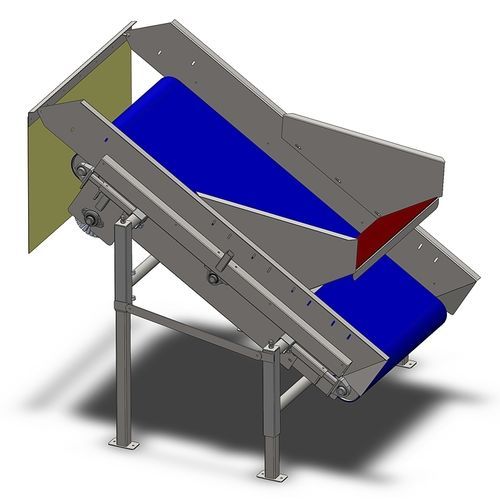 Bulk material separator - Schmatec GmbH - belt / vegetable / fruit