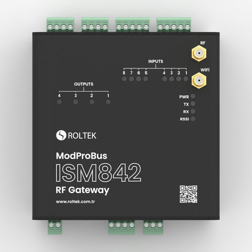 Industrial gateway - ModProBus ISM842 RF - ROLTEK TECHNOLOGY - communication / IoT / Ethernet