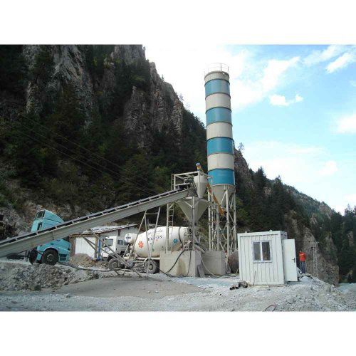 Stationary concrete batching plant - PDC 100 - Polygonmach - automatic