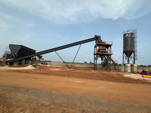 Stationary concrete batching plant - PSC100  - Polygonmach