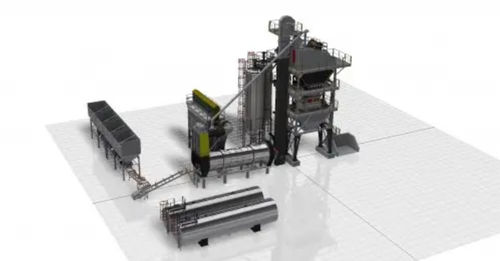Stationary asphalt plant - PBA 60-80 - Polygonmach