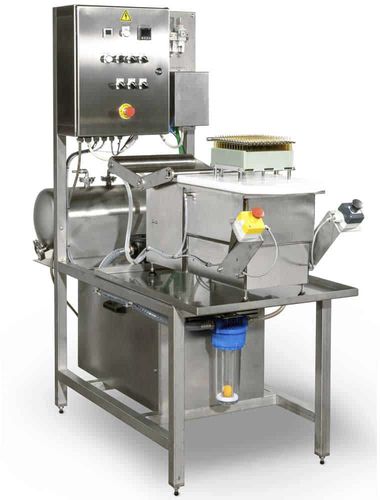 Semi-manual filling machine - VACFILLER 100 - DEREMAUX - ampoule / for liquids / for the food industry