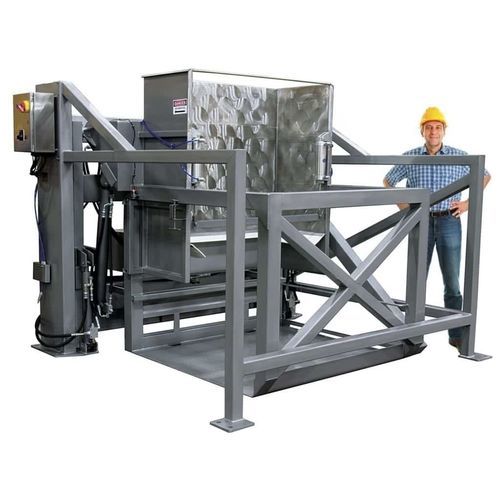 Hydraulic tipping station - EnSight Solutions - fixed / stainless steel / for the food industry