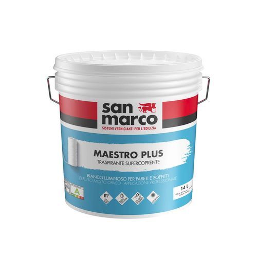 Finishing paint - Maestro plus - SAN MARCO - water-based / for concrete / two coats