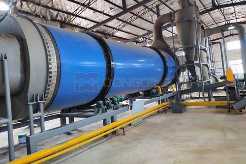 Hot air dryer - Pomace  - Dongding Machinery - rotary / rotary drum