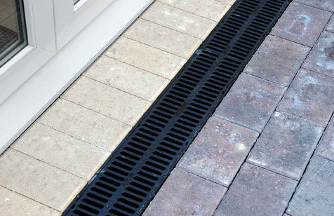 Concrete drainage channel - Wavin - cast iron / flat / rainwater