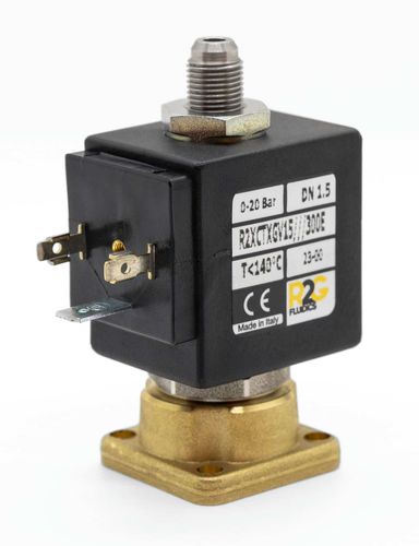 Direct-operated solenoid valve - R2XCT NC - R2G Fluidics Srl - 3/2-way / normally closed / for water