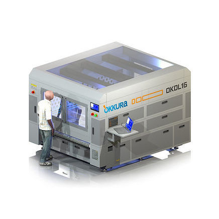 2-beam laser cutting machine - OKDL16  - Okkura Limited - for technical fabric / flatbed / high-precision